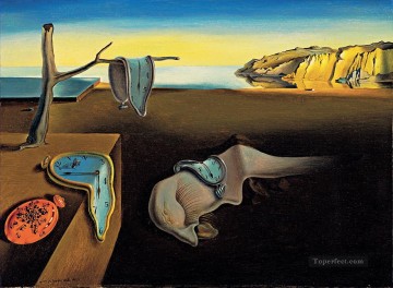 Abstracto famoso Painting - La persistencia del surrealismo de la memoria